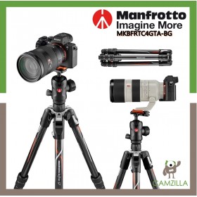Manfrotto Befree GT Carbon fibre designed for α cameras from Sony